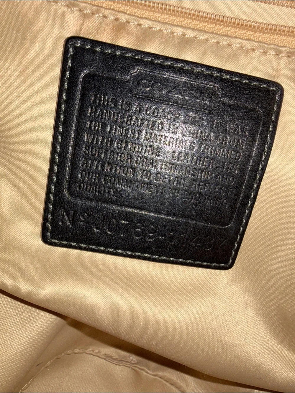 Coach bleecker signature